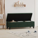 Upholstered Storage Ottoman Bench