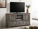 Coralee Rustic Gray TV Stand B8100-7 by Crown Mark