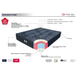 Midnight Firm 14" Hybrid Mattress
