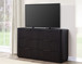 Henry 65″ 6-Drawer Reeded Dresser