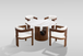 Jorri Dining Room Set in Walnut