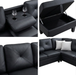 Star Contemporary Sectional in Fabric