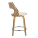Cecina - Swivel Stool Set With Cream Seat