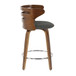 Cosi - Counter Stool Set With Walnut Wood Frame