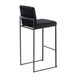 Fuji - High Back Barstool - Black Steel Legs