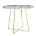 Cosmo - Dining Table - White Marble Top