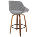 Fabrizzi - Counter Stool - Walnut Round Base (Set of 2)
