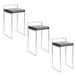 Fuji - Counter Stool Steel With Cushion - Stainless Steel