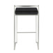 Fuji - Counter Stool Steel With Cushion - Stainless Steel