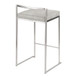 Fuji - Counter Stool Steel With Cushion - Stainless Steel