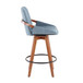 Cosmo - Counter Stool - Walnut