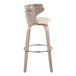 Cosi - 30" Fixed-Height Barstool (Set of 2) - Beige And Light Gray