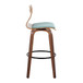 Folia - 30" Fixed-Height Barstool (Set of 2) - Teal