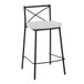 Modern Charlotte - 25" Fixed-Height Counter Stool (Set of 2)