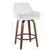 Daniella - 26" Fixed-Height Counter Stool (Set of 2) - Light Brown Base