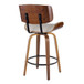 Lombardi - 26" Fixed-Height Counter Stool (Set of 2) - Walnut Base