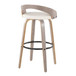 Grotto - 30" Fixed-Height Barstool (Set of 2) - Light Gray Wood