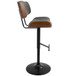 Lombardi - Adjustable Barstool (Set of 2) - Black Base