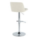 Toriano - Adjustable Barstool (Set of 2) - Chrome Base