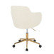 Boyne - Office Chair - Beige And Gold