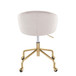 Claire - Task Chair - Gold Base
