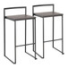 Fuji - Stackable Barstool - Black Metal