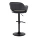 Margarite - Adjustable Barstool With Swivel - Black Metal (Set of 2)
