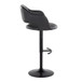Margarite - Adjustable Barstool With Swivel - Black Metal (Set of 2)