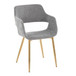 Margarite - Dining / Accent Chair - Gold Metal (Set of 2)