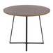 Cosmo - Canary Dining Table - Black Metal Base