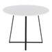 Cosmo - Canary Dining Table - Black Metal Base