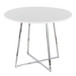 Cosmo - Canary Dining Table - Chrome Metal Base