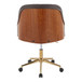 Bacci - Office Chair - Gold Metal Base