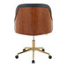 Bacci - Office Chair - Gold Metal Base