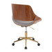 Fabrizzi - Office Chair - Gold Base