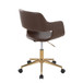 Margarite - Task Chair - Gold Metal