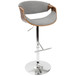 Curvo - Adjustable Barstool With Swivel