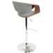 Curvo - Adjustable Barstool With Swivel