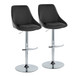 Diana - Adjustable Stool (Set of 2) - Chrome Base