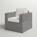Aviara - Outdoor Club Chair Timeless Comfort With Plush Cushions - Gray Mix