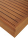 Mirella - Teak Wood Outdoor Patio Coffee Table - Natural