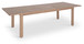 Newport - Acacia Wood 86.75" / 108" Outdoor Patio Dining Table - Natural