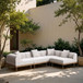 Laguna - 4 Piece 106.5" Upholstered Outdoor Patio Modular Sectional
