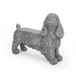 Cocker Spaniel Dog Statue - Gray