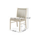Cordoba - Dining Chair (Set of 2) Comfortable Armless Chairs - Beige