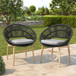 Cyril - Outdoor Papasan Style Dining Chair (Set of 2)