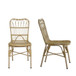 Outdoor Wicker Patio Dining Chairs Set With Durable Frame And Rattan Weave