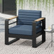 Giovanna - Club Chair Set With Aluminum Frame