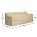 Shield - Patio Outdoor 3 Seater Sofa Cover