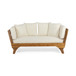 Outdoor Acacia Wood Expandable Daybed With Cushions